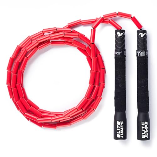 Elite Jumps Freestyle Beaded Jump Rope for Cardio Training...