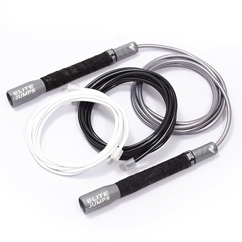 Elite Jumps Freestyle PVC Jump Rope Bundle - Premium...