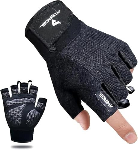ATERCEL Workout Gloves for Men and Women, Exercise Gloves...