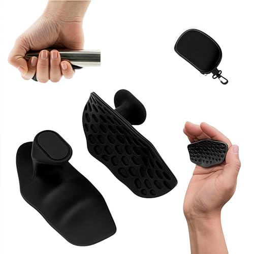 Rubber Gym Grips Fingerless Workout Grips - Ergonomic...