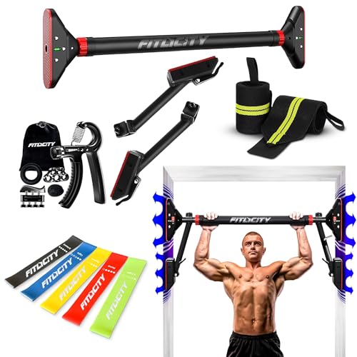 Fitlicity Pull Up Bar for doorway With Hand Grip...