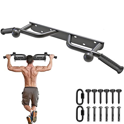 Kipika Heavy Duty Wall Mounted Pull Up Bar, Ball Finger...