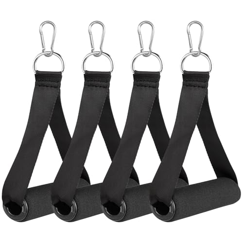 LLMSIX Gym Handles - Heavy Duty Cable Handles with 4...