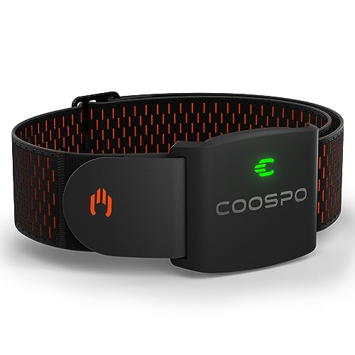 COOSPO HW9 Heart Rate Monitor Bluetooth ANT+ Armband with...