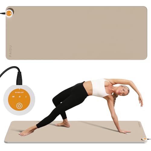 PAIDU Heating mat, Adjustable Temperature Heated Floor mat,...