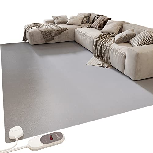 YIRCELOM Heated Mats Floor, Heated Rug Mat with Adjustable...