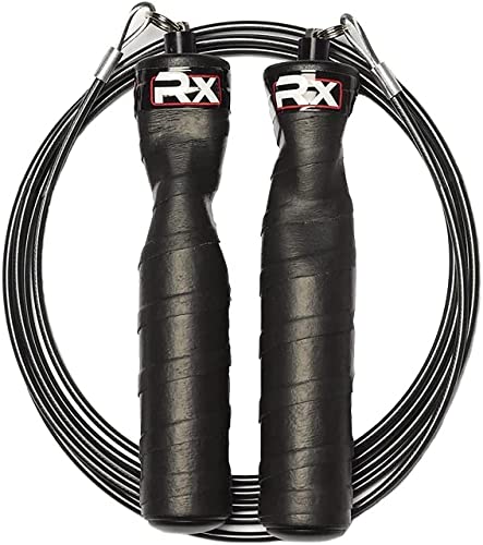 Rx Smart Gear Jump Rope - Black Ops Ergonomic Handles...