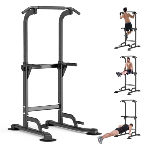 Z ZHICHI Pull Up Dip Station For Home Gym Strength...