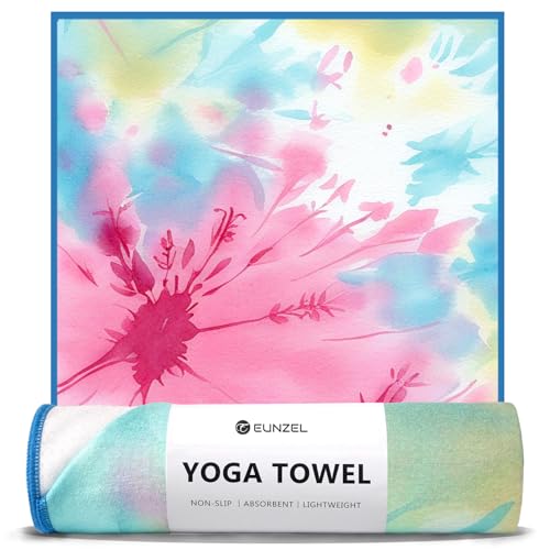 Eunzel Hot Yoga Towel, Non Slip Yoga Mat Towel Sweat...