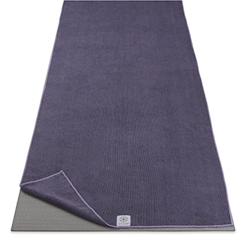 Gaiam Yoga Mat Towel Microfiber Mat-Sized Yoga Towel for...