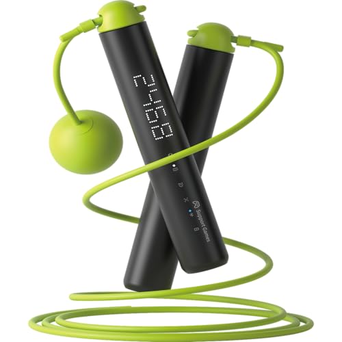LVPIMAN Smart Skipping Rope, Wireless Jumping Rope,...
