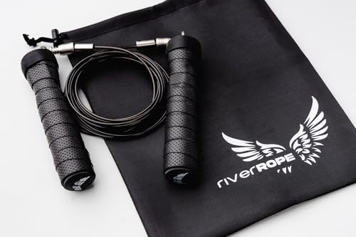 RIVERROPE Premium Jump Rope - Fast clip connections,...