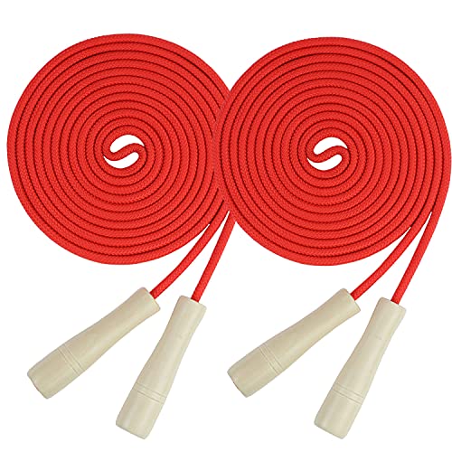 Double Dutch Jump Rope 16 ft 2 Pack, Adjustable Long...