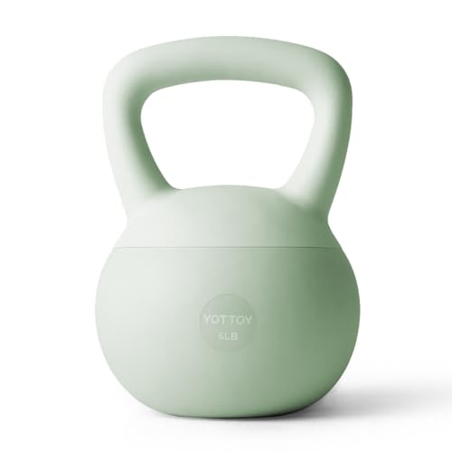 YOTTOY Soft Kettlebell,Kettlebell Anti-Slip Grip Weight for...