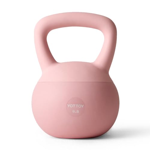 YOTTOY Soft Kettlebell,Kettlebell Anti-Slip Grip Weight for...