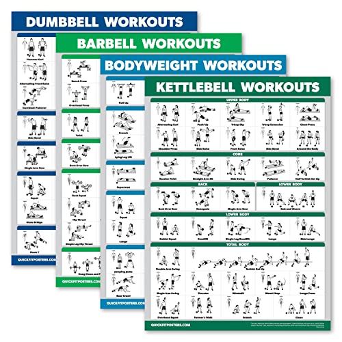 Palace Learning 4 Pack - Dumbbell, Barbell, Bodyweight &...