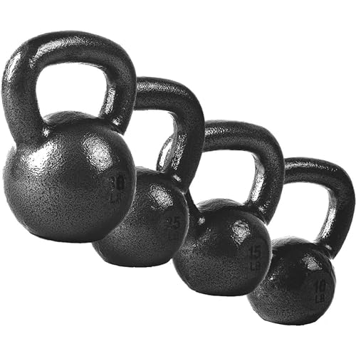 CAP Barbell Cast Iron Kettlebell 80 LB Set | 10...