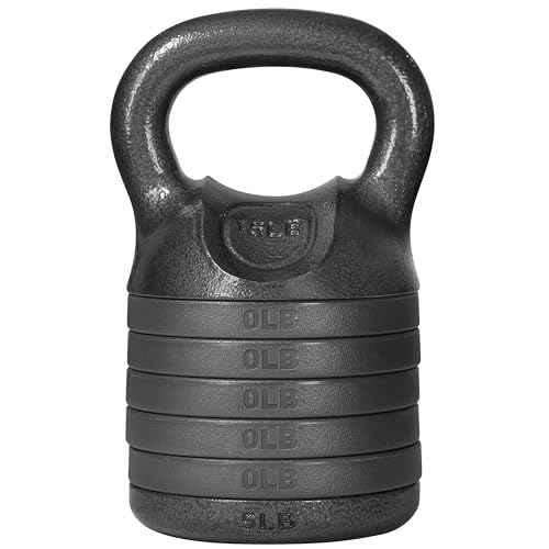 Yes4All Adjustable Kettlebell Set, 20–40 LB Weight Set,...