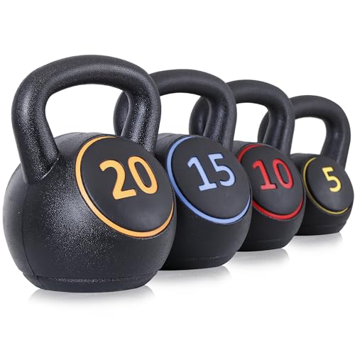 F2C Kettlebell Sets 4 Piece Strength Training KettleBells...