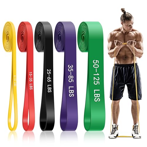 Pull Up Assistance Bands, 5-Level Resistance Bands for...