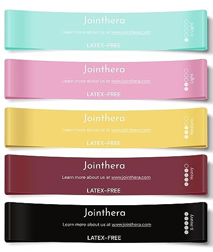 JOINTHERA Premium Latex Free Resistance Bands for Working...