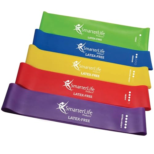 SmarterLife Resistance Bands for Working Out, Latex-Free...