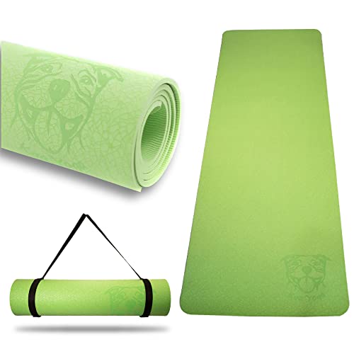 Koa Yoga Mat-Essential Green TPE, Latex-free, Eco-friendly,...