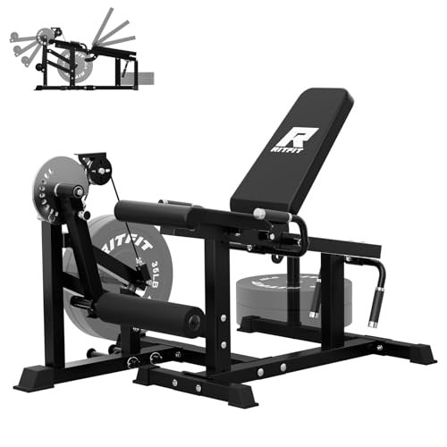 RITFIT Leg Extension and Curl Machine, 700LB Adjustable Leg...