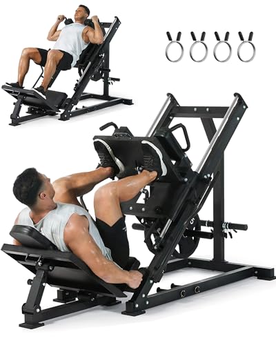 Garvee Leg Press Hack Squat Machine 2 in 1 Combo...