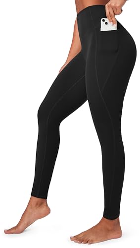 Ewedoos Compression Leggings with Pockets for Women Tummy...