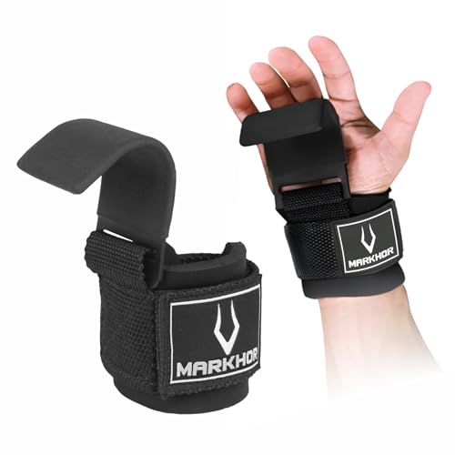 MARKHOR Weight Lifting Hooks, Lifting Hooks for Men/Women,...