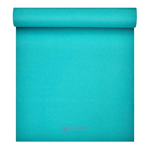 Gaiam Essentials Premium Yoga Mat with Carrier Sling, Teal,...