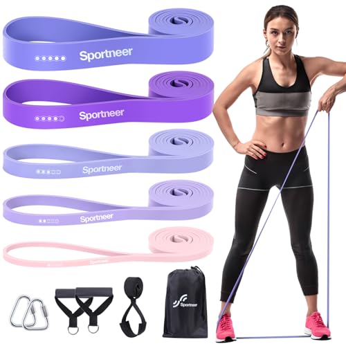 Resistance Bands for Working Out Women, Sportneer 5-130lb...