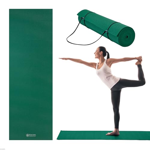 Gaiam Essentials Premium Yoga Mat With Carrier Sling (72...