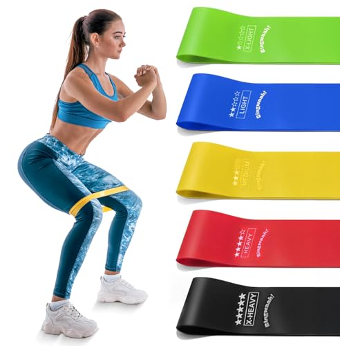 Bingwaah Mini Loop Resistance Bands for Exercise - Set of...