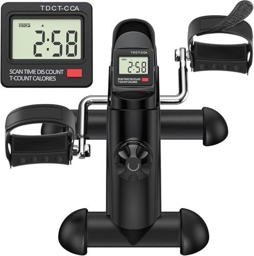 TABEKE Under Desk Bike Pedal Exerciser - Mini Exercise...