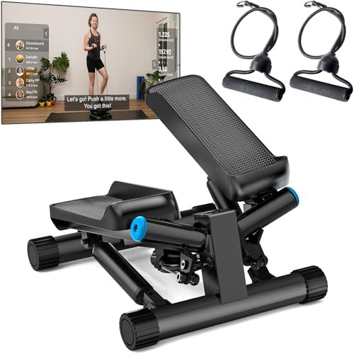 JLL Smart Twist Stepper Machine with Resistance Bands,...