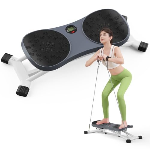 Slide Steppers Exercise for Home, Mini Stair Stepper with...
