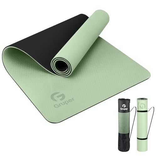 Yoga Mat Non Slip, Eco Friendly Fitness Exercise Mat with...
