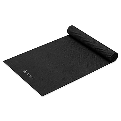 Gaiam Yoga Mat Premium Solid Color Non Slip Exercise &...