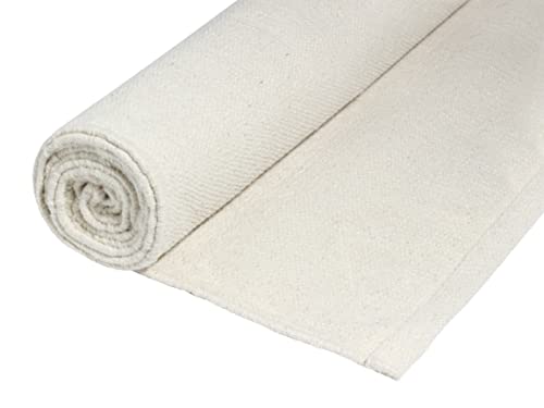 Organic Cotton Woven Yoga Mat - Unbleached, Undyed,...