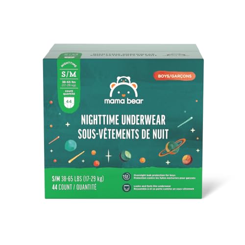 Amazon Brand - Mama Bear Boy's Nighttime Underwear for...