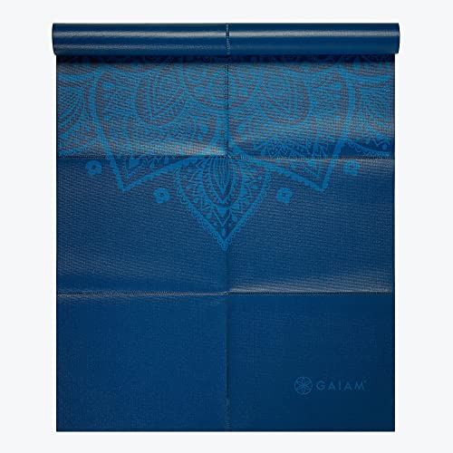 Gaiam Yoga Mat Folding Travel Fitness & Exercise Mat |...
