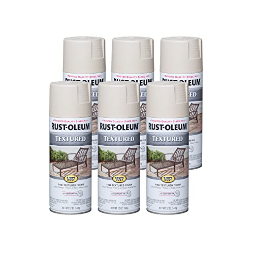 Rust-Oleum 7225830-6PK Stops Rust Textured Spray Paint, 12...