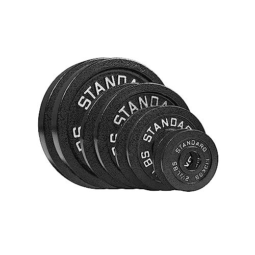 Steel Weight Plates 85LB Set - Olympic 2 inch Center...