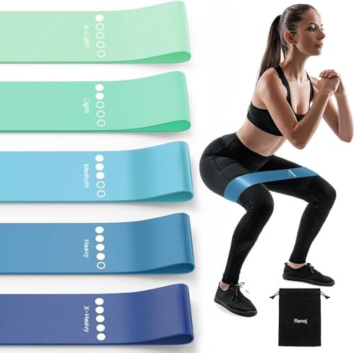Resistance Bands for Working Out, Elastic Pilates Flexbands...
