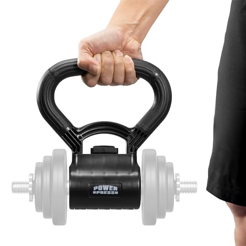 PowerPress Kettlebell Handle - Converter for Dumbbell to...