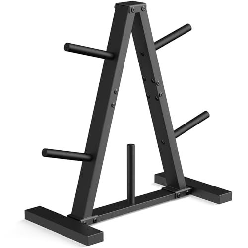 Weight Plate Rack, Weight Tree, Weight Plate Holder, 1-Inch...