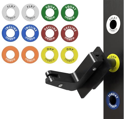 Mikolo Squat Rack Magnetic Position Markers - Power Cage...