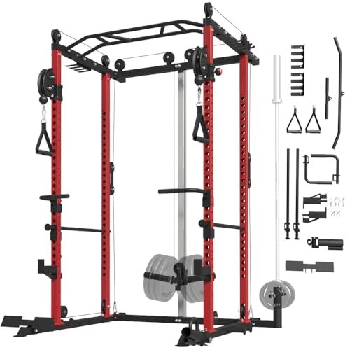 FAGUS Power Cage, Multi-Functional Power Rack with...